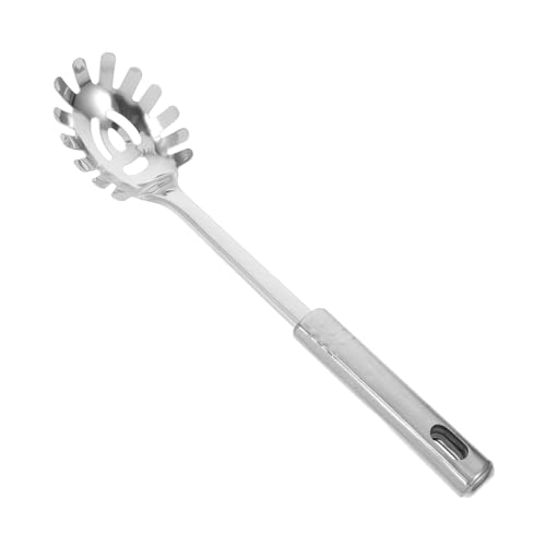 JECOMPRIS Spaghettilöffel mit Ergonomischem Griff Vielseitiger Pastalöffel für Nudelgerichte Eier und Design Spülmaschinengeeignet Komfortable Handhabung von JECOMPRIS