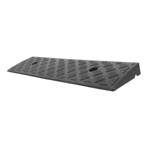 JECOMPRIS Stufenmatte Skateboard Rampe Türschwellenrampe Rollstuhlrampe Für Den Hauseingang Rampenmatten Türrampen Rollstuhlrampe Für Türschwelle Kehrroboter Schwellenrampe von JECOMPRIS