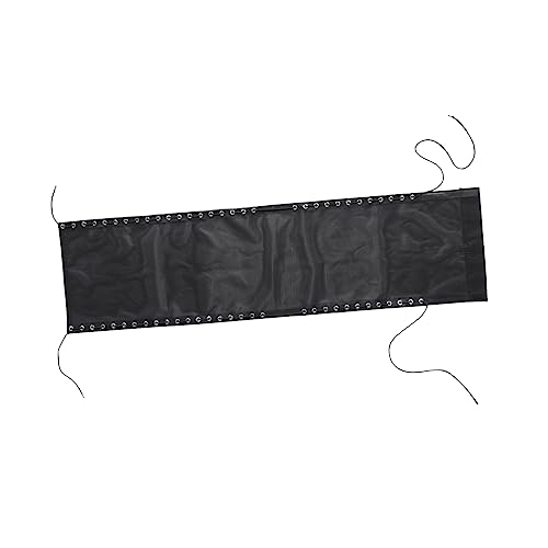JECOMPRIS Stuhl Ersatzstoff für Liegestühle Atmungsaktives Tuch Schwarz Geeignet für Gartenmöbel Camping und Faltstühle von JECOMPRIS