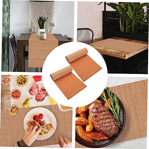 JECOMPRIS Tea Mat Tischläufer Zuschneidbar Abwischbar Stilvolle Tischdeko für Teestube Hochzeit Outdoor Matte Einfache Reinigung von JECOMPRIS