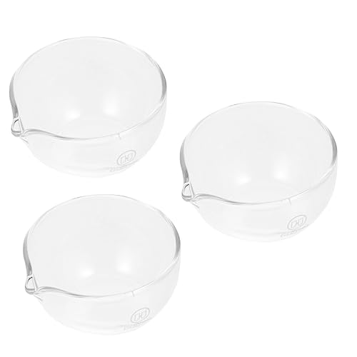 JECOMPRIS Runde Glas-verdunstungsschale Mit Ausgießer Flachem Boden Für Labor Und Küche Multifunktional Flüssigkeiten Lösungen von JECOMPRIS
