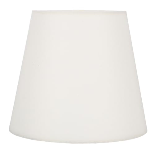 JECOMPRIS Stoff Lampenschirm für Tisch und Stehlampe Dekorativer Lampenschirm aus Leinen Ersatzlampenschirm für Schlafzimmer und Wohnzimmer Einfache Montage Vintage Design von JECOMPRIS