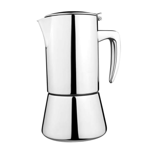 JECOMPRIS Tragbarer Espressokocher aus Edelstahl für Personen Hitzebeständig mit Ergonomischem Griff Geeignet für Induktionsherd Offene Flamme und Elektroherd Einfacher Handhabung JECOMPRIS Tragbarer Espressokocher aus Edelstahl für Personen Hitzebeständig mit Ergonomischem Griff Geeignet für Induktionsherd Offene Flamme und Elektroherd Einfacher Handhabung von JECOMPRIS