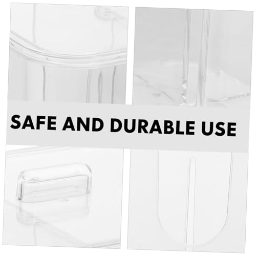JECOMPRIS Transparente Cotton Swab Organizer Box mit Staubschutzdeckel Kompakte Aufbewahrungsbox für Wattestäbchen und Kosmetik Praktischer Schreibtisch organizer für Bad und Schminktisch von JECOMPRIS