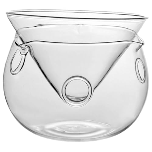 JECOMPRIS Transparente Glasschale mit Dry Ice Fach Doppelwandig Kreative Salat und Dessertschüssel für Haushalt und Restaurant Leichtes Robustes Glasgeschirr für Vorspeisen und Snacks JECOMPRIS Transparente Glasschale mit Dry Ice Fach Doppelwandig Kreative Salat und Dessertschüssel für Haushalt und Restaurant Leichtes Robustes Glasgeschirr für Vorspeisen und Snacks von JECOMPRIS