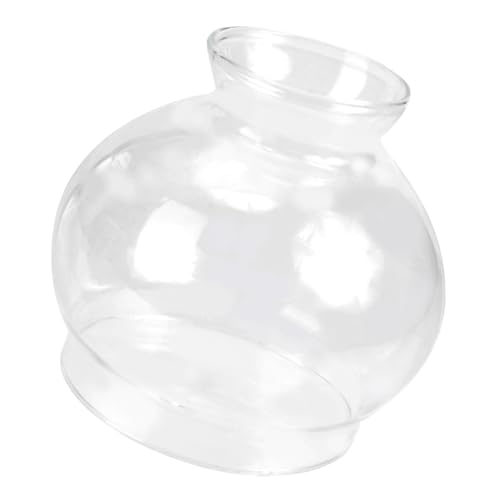 JECOMPRIS Transparenter Winddichter Öl lampenschirm aus Glas Butter Lamp Cover Ersatz für Kerosinlampen Dekorativer Lampenglas schirm für Zuhause Hotel Schlafzimmer und Vintage beleuchtung von JECOMPRIS