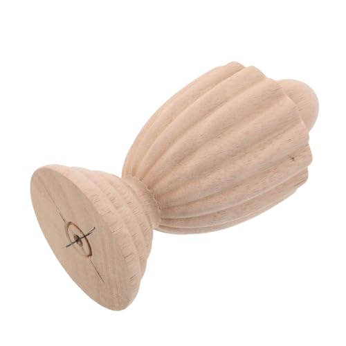 JECOMPRIS Unfinished Wood Finial Europäischer Stil Französischer Hochzeits Treppenpfosten Verzierung Romantisches DIY für Geländer Bettpfosten von JECOMPRIS