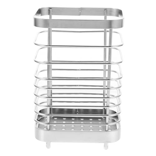 JECOMPRIS Utensilhalter mit Abflusslöchern Eleganter und Löffelhalter für Organisieren von Besteck und Küchenutensilien Platzsparend von JECOMPRIS
