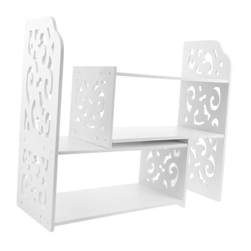 JECOMPRIS Verstellbares Kompaktes Holz Schreibtischregal mit Stabilem Umweltfreundlichem Material Multifunktionaler Desktop Organizer für Büro Studentenwohnheim und Home Office zur JECOMPRIS Verstellbares Kompaktes Holz Schreibtischregal mit Stabilem Umweltfreundlichem Material Multifunktionaler Desktop Organizer für Büro Studentenwohnheim und Home Office zur von JECOMPRIS