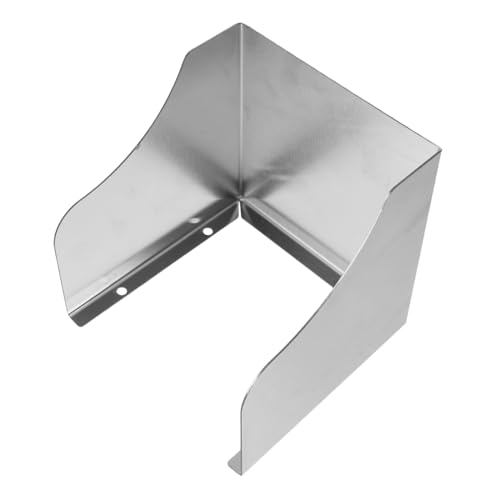 JECOMPRIS Wasserdichte Edelstahl Steckdosenabdeckung für Außenbereich Wetterfeste Schutzbox für Ladeanschluss Einfache Montage Robustes Gehäuse Regenschutz für Outdoor Steckdosen Einsetzbar von JECOMPRIS