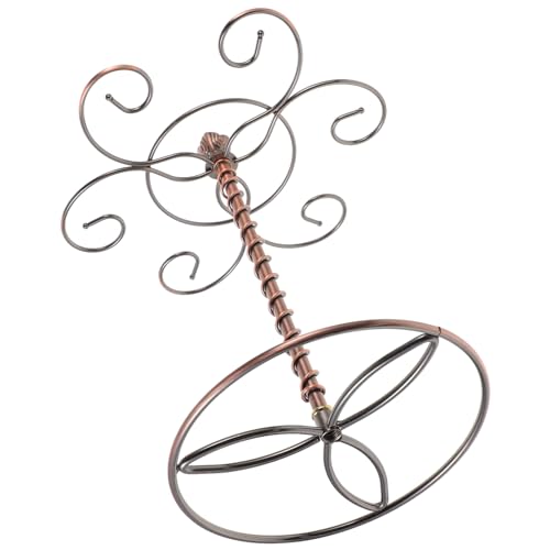 JECOMPRIS Weinglas Rack aus Hängender Weinglashalter für Gläser mit Holzsockel Stilvolles und Funktionales Aufbewahrungssystem für Verschiedene Glastype als zur Einweihung von JECOMPRIS