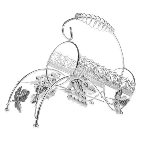 JECOMPRIS Weinregal Flasche Einfach Gestell Desktop-weinhalter Barweinhalter Windhalter Weinhalter in Stabilem Design Weinhalterständer Weinstand Desktop-weinständer Eisen Silver von JECOMPRIS