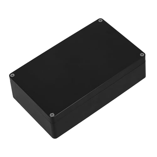 JECOMPRIS Wetterfeste Kabelbox Robuste Elektrische Verteilerbox für Außenanwendungen Stoßfest und Vielseitig Einsetzbar für Steckdosen und Elektrogeräte im Freien Schwarz von JECOMPRIS