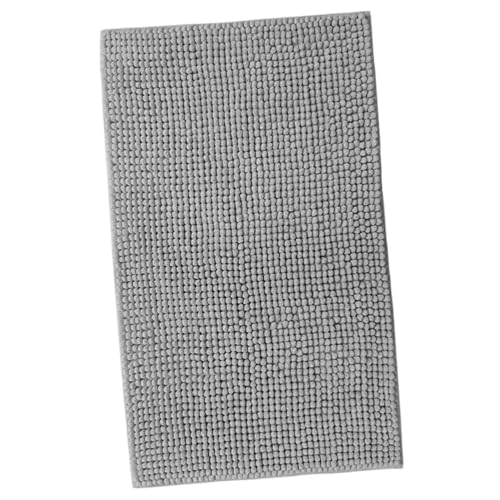 JECOMPRIS rutschfeste Chenille Badematte Kurzfloriges Schnelltrocknendes Badezimmerteppich Wasserabsorbierend und Sicherer Bodenmatte für Bad und Eingangsbereich Waschbar und von JECOMPRIS