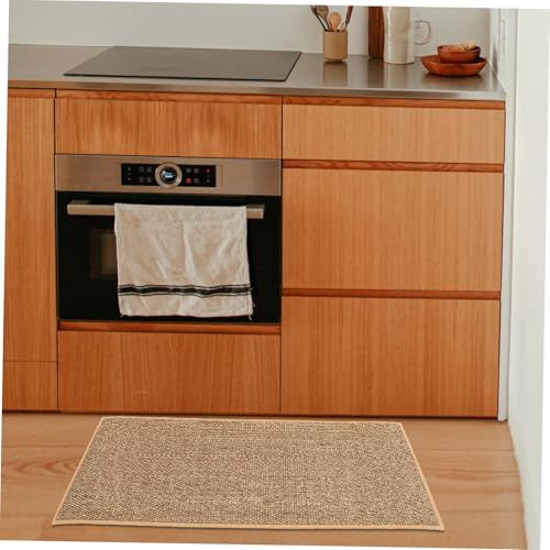 JECOMPRIS rutschfeste Küchenbodenmatte aus Waschbarem Leinen mit Gummirücken Vielseitig Einsetzbar als Teppich für Wohnzimmer Schlafzimmer und Waschküche Bequemer Bodenschutz und Dekorative JECOMPRIS rutschfeste Küchenbodenmatte aus Waschbarem Leinen mit Gummirücken Vielseitig Einsetzbar als Teppich für Wohnzimmer Schlafzimmer und Waschküche Bequemer Bodenschutz und Dekorative von JECOMPRIS
