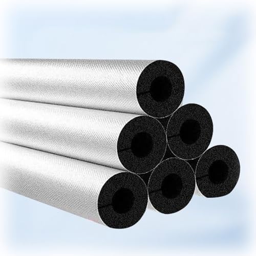 Isolierschlauch Selbstklebend Rohrisolierung Schaumstoffrohre Frostschutz Schaumstoffschlauch ID 22-110mm Heizungsrohre Isolierung Rohr Für Indoor Outdoor ( Size : ID27mmxT20mmxL1m ) von JEDAL