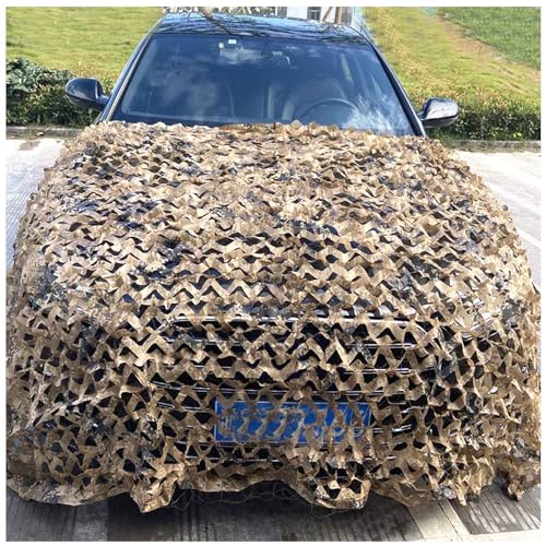 JEDAL Camouflage Netz Sonnenschutz tarnnetz Jagd Hide Tarnung Netz 1.5x1.5m 2x6m 3.0x3.0m 5x8m 6x10m Garten Dekoration Dschungel Tarnnetz(Größe:4mx8m) von JEDAL
