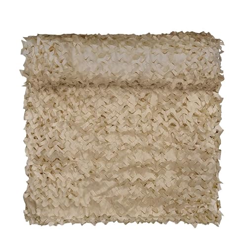 JEDAL Sonnenschutznetze Militär tarnnetz Garten Pergola Tarnung Netz Sand Camo Net Hide Camouflage Netz für Buschjagd Camping Bar Party Dekoration 2m 4m 6m 8m 10m 12m (Größe : 1.5mx6m) von JEDAL