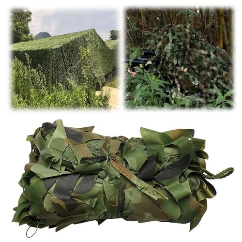 JEDAL Tarnung Netz Oxford Tarnnetz 1x5m 1.5x4m 2x6m 300cmx500cm 5x10m Camouflage Netz Für Pergola Jagdlager Garten Dekoration (Größe : 1mx5m) von JEDAL
