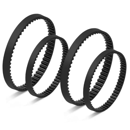 JEDELEOS Ersatzriemensatz für Bissell ProHeat 2X Aufrecht und Lift-Off Tiefenreiniger, Ersatzteile 203-6688 und 203-6804 (2-Set) von JEDELEOS