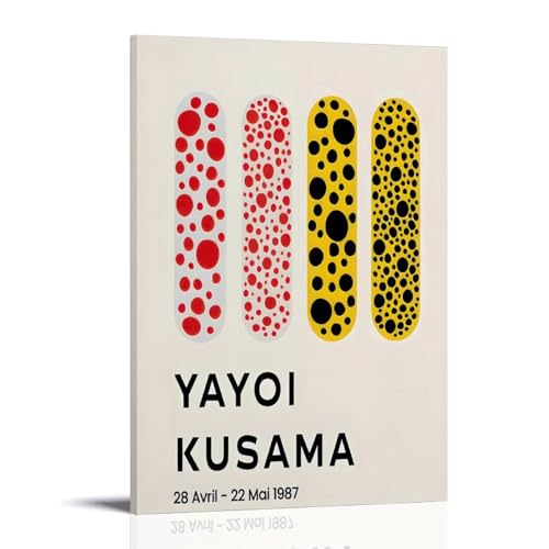 Yayoi Kusama Retro-Poster, abstrakte Unendlichkeitspunkte, Kunstdruck, Leinwanddruck, ästhetische Wandkunst, moderne Wohnkultur für Schlafzimmer, Wohnzimmer, 30 x 45 cm, Rahmenstil Yayoi Kusama Retro-Poster, abstrakte Unendlichkeitspunkte, Kunstdruck, Leinwanddruck, ästhetische Wandkunst, moderne Wohnkultur für Schlafzimmer, Wohnzimmer, 30 x 45 cm, Rahmenstil von JEDSLLA