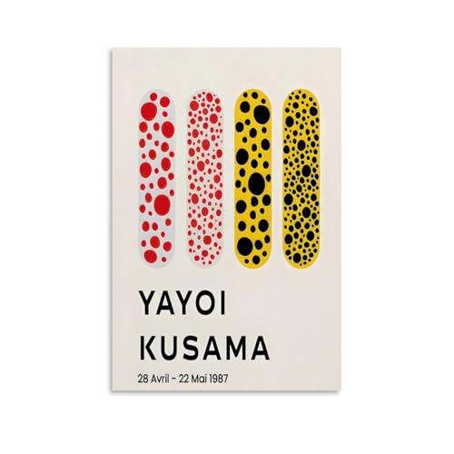 Yayoi Kusama Retro-Poster, abstrakte Unendlichkeitspunkte, Kunstdruck, Leinwanddruck, ästhetische Wandkunst, moderne Wohnkultur für Schlafzimmer, Wohnzimmer, 40 x 60 cm, ungerahmter Stil Yayoi Kusama Retro-Poster, abstrakte Unendlichkeitspunkte, Kunstdruck, Leinwanddruck, ästhetische Wandkunst, moderne Wohnkultur für Schlafzimmer, Wohnzimmer, 40 x 60 cm, ungerahmter Stil von JEDSLLA