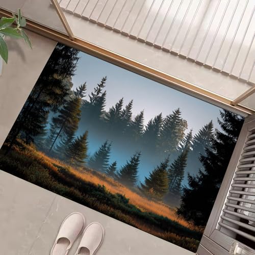 JEDTAKCT Braun Waschbarer Teppich Waldgras Muster 50X80Cm Herbstpflanzen Eingangsbereich Modern Fußmatte Badezimmerteppich Weich rutschfest Kleiner Kurzflor Bad Schlafzimmer JEDTAKCT Braun Waschbarer Teppich Waldgras Muster 50X80Cm Herbstpflanzen Eingangsbereich Modern Fußmatte Badezimmerteppich Weich rutschfest Kleiner Kurzflor Bad Schlafzimmer von JEDTAKCT