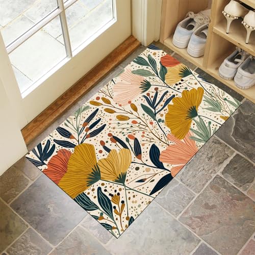 JEDTAKCT Eingangsteppich Polka Dot Pflanzen Abstrakt Bohemian Beige Fußmatte Innen, rutschfeste Dauerhaft Fußmatte Waschbar Schmutz Widerstehen Türmatte Für Haustür Eingang 50X80Cm JEDTAKCT Eingangsteppich Polka Dot Pflanzen Abstrakt Bohemian Beige Fußmatte Innen, rutschfeste Dauerhaft Fußmatte Waschbar Schmutz Widerstehen Türmatte Für Haustür Eingang 50X80Cm von JEDTAKCT
