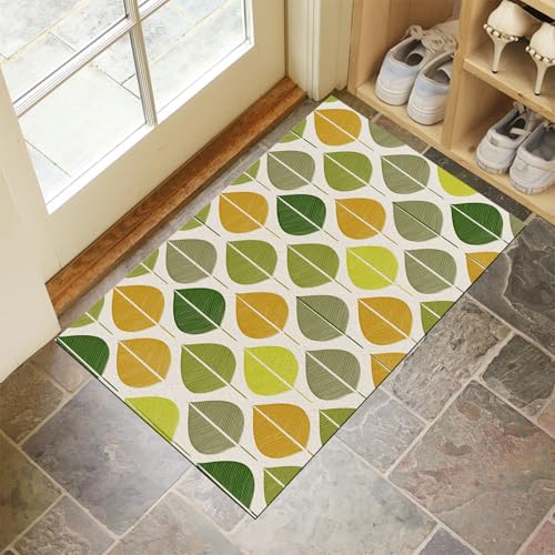 Salbeigrün Waschbarer Teppich Geometrische Blätter Muster 40X60Cm Mittelalterliche Pflanzen Eingangsbereich Modern Fußmatte Badezimmerteppich Weich Rutschfest Kleiner Kurzflor Bad Schlafzimmer Salbeigrün Waschbarer Teppich Geometrische Blätter Muster 40X60Cm Mittelalterliche Pflanzen Eingangsbereich Modern Fußmatte Badezimmerteppich Weich Rutschfest Kleiner Kurzflor Bad Schlafzimmer von JEDTAKCT