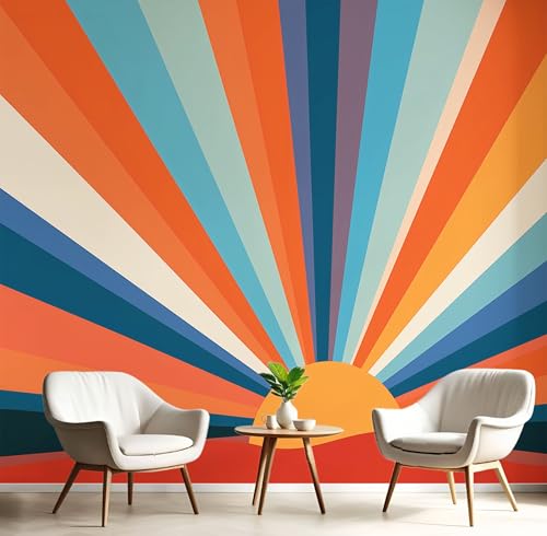 Tapete 3D Fototapete Böhmische Sonne 200X140Cm Wandtapete Wandbilder Vintage Poster Druck Foto Tapeten Wanddekoration Für Wohnzimmer Schlafzimmer Zitrusorange Tapete Motivtapeten Tapete 3D Fototapete Böhmische Sonne 200X140Cm Wandtapete Wandbilder Vintage Poster Druck Foto Tapeten Wanddekoration Für Wohnzimmer Schlafzimmer Zitrusorange Tapete Motivtapeten von JEDTAKCT