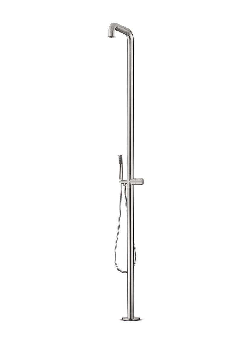 JEE-O Flow Shower 02 freistehende Dusche für innen und aussen, edelstahl gebürstet, 500-6110 500-6110 von JEE-O