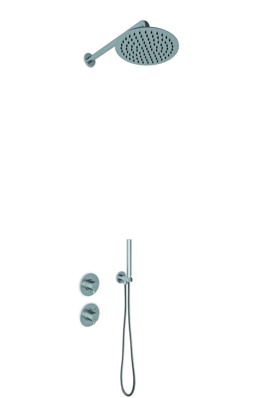 JEE-O Slimlime Shower Set 01, edelstahl gebürstet, 800-6420 800-6420 von JEE-O