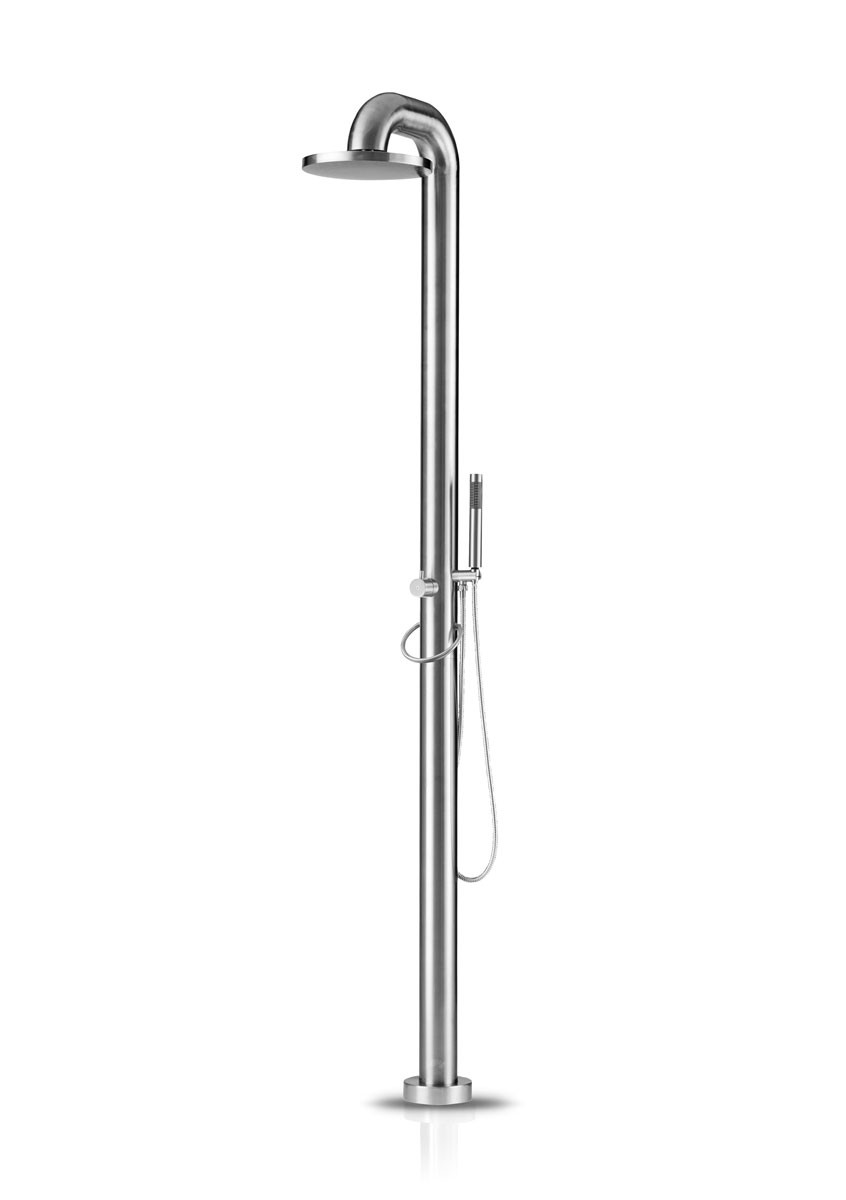 JEE-O fatline shower 02 freistehende Dusche, edelstahl poliert, 200-6211 200-6211 von JEE-O