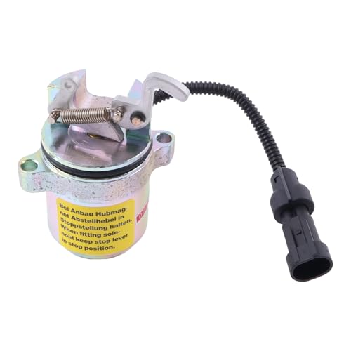 JEENDA 12 V Kraftstoffabschalt-Magnetspule 04287116 04287114 04272956 04102390 mit Draht, kompatibel mit Deutz F3L2011 F4L2011 D2011L4 TD2011L4 TDC2011L4 F4 F4 2M201 1 x F3M2011 BF4M2011 Motor von JEENDA