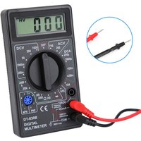 Jeffergarden - DT-830B Multifunktionales tragbares LCD-Digitalmultimeter Amp Volt Ohm Tester Voltmeter Ohmmeter MeterDT-830B Schwarz von JEFFERGARDEN