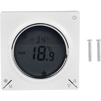 Eosnow Klimaanlagenregler LCD -Thermostat -Energieeinsparung Mikrocomputer -Steuerung für Windsysteme Temperatur Wasser Eosnow Klimaanlagenregler LCD -Thermostat -Energieeinsparung Mikrocomputer -Steuerung für Windsysteme Temperatur Wasser von JEFFERGARDEN