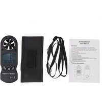 Eosnow TL-300 3-in-1 Mini-Hand-Multifunktions-Digitalthermometer, Hygrometer, Anemometer von JEFFERGARDEN