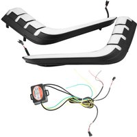 Jeffergarden - 1 Paar Auto Tagfahrlicht Blinker 2-farbig drl led Nebelscheinwerfer für Suzuki Swift 14-16 von JEFFERGARDEN
