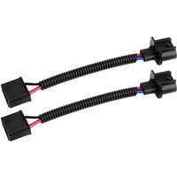 Jeffergarden 2 Stück H4-Buchse auf H13-Stecker-Adapter-Scheinwerfer-Konvertierungskabel-Set von JEFFERGARDEN