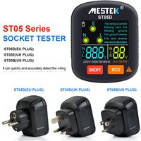 Jeffergarden - 30-250V tragbarer digitaler Socket-Testerdetektor RCD-Spannungs-Bodenpolaritätsphase Check-Tool mit Farbanzeige von JEFFERGARDEN