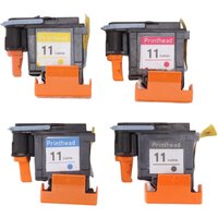 Jeffergarden 4 Stück Druckkopf Druckerkopf Magenta Schwarz Cyan Gelb Druckersatz für HP Designjet 100 110 111 500 510 800 813 850 von JEFFERGARDEN