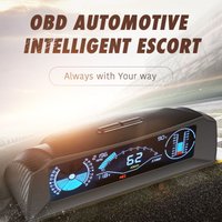 Jeffergarden - Car Headup Display lcd Digitalem Tachometer Multifunktional Neigungsmesser Winkel Neigungsmesser unterstützt Overspeed Alarm Ermüdung von JEFFERGARDEN