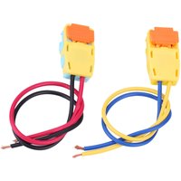 Jeffergarden Luftpolsterstopfen, rostfreier Wickelfederverbinder, wetterbeständig, zuverlässig, Paar, einfache Verwendung für Autoersatz, Focus von YB