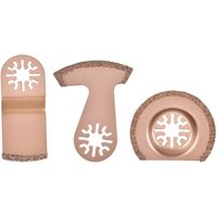Jeffergarden - Semicircle Sawing Blades, Langlebige Easy -Ersatz -Standardgrößen oszillierende Sägenklinge 3pcs Multifunktional für Fliesen von JEFFERGARDEN