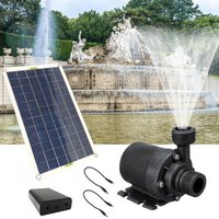 Kit de bomba de Fuente Solar, 20W, sumergible en agua alimentada por Panel, de poco ruido, 12V, para Baño de aves, estanque de peces, jardín Kit de bomba de Fuente Solar, 20W, sumergible en agua alimentada por Panel, de poco ruido, 12V, para Baño de aves, estanque de peces, jardín von JEFFERGARDEN