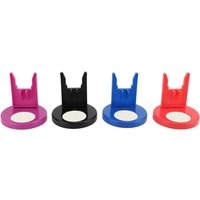 Jeffergarden - Supporto per colla a caldo in plastica da 4 pezziOrganizzatore for utensili a caldoBase a prova di fuoriuscitaPiano di appoggioAdatto von JEFFERGARDEN