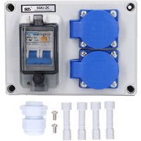 Wandsteckdose mit zwei deutschen Steckdosen, 200–250 v, mit 230 v, 40 a, 1P+N rcd - Jeffergarden Wandsteckdose mit zwei deutschen Steckdosen, 200–250 v, mit 230 v, 40 a, 1P+N rcd - Jeffergarden von JEFFERGARDEN