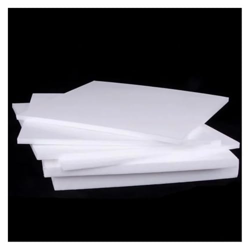 PTFE-Platte, PTFE-Kunststoffplatte, Teflonplatte, weiß, 0,3 mm bis 10 mm Dicke, 100 x 100 mm bis 200 x 200 mm, mehrere Mengen(200x200mm,3mm 1Pcs) von JEJKSXZTO