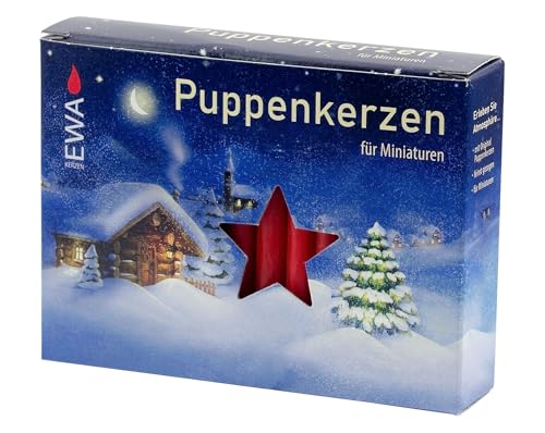 JEKA - Ebersbacher Kerzen 40er Puppenlichte rot 07 x 07 x 65 cm von JEKA - Ebersbacher Kerzen