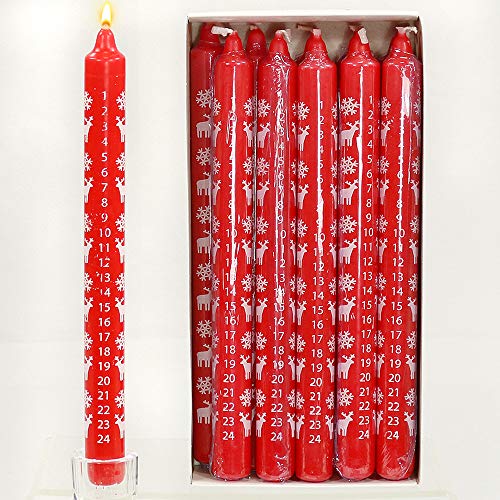 JEKA - Ebersbacher Kerzen Adventskalenderkerze Elch rot 22 x 22 x 25 cm JEKA - Ebersbacher Kerzen Adventskalenderkerze Elch rot 22 x 22 x 25 cm von Jeka